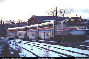 Amtrak #50 at JC Cabin